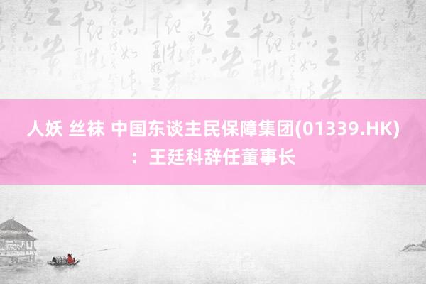 人妖 丝袜 中国东谈主民保障集团(01339.HK)：王廷科辞任董事长